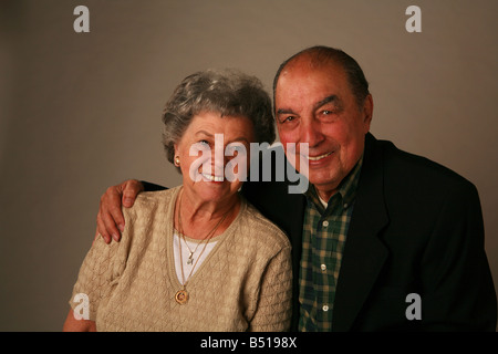Älteres Paar über 50 Jahre verheiratet Stockfoto