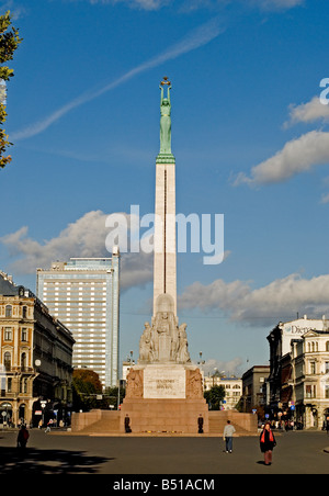 Freiheitsdenkmal Riga Lettland Stockfoto