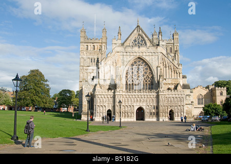 Cathedral Church of St Peter Exeter City Westcountry Devon England UK Stockfoto