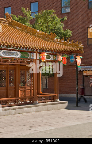 China Stadt Montreal Quebec Kanada Stockfoto