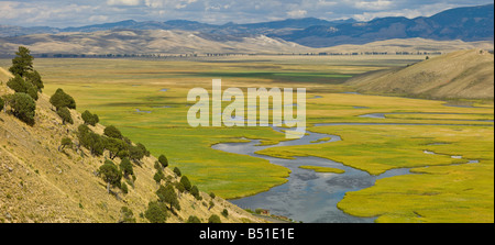 National Elk Refuge Landschaft in Jackson Hole, Wyoming, USA Stockfoto