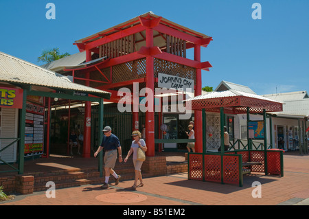 Ornamentale Eingang zum Johnny Chi Lane in Broome Western Australia Stockfoto