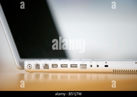 Nahaufnahme des Laptop-Computer Stockfoto
