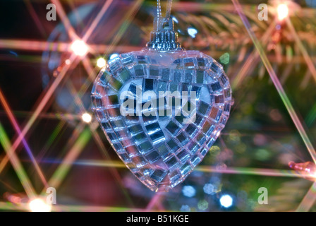 Christmas Herz Stockfoto