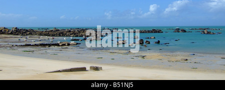 Weitläufigen Küste im Finistere in der Bretagne in Frankreich Stockfoto