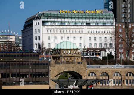 Hotel Hafen Hamburg Stockfoto