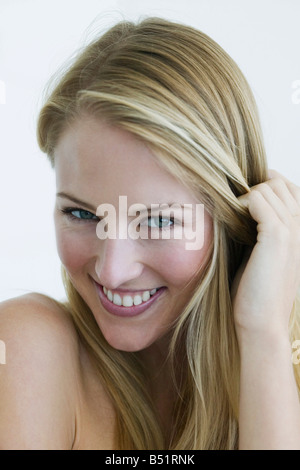 Porträt der jungen Frau Stockfoto
