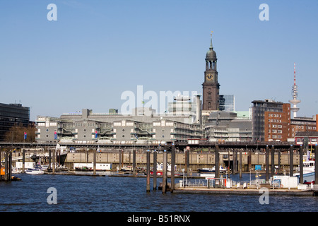 Hafen in Hamburg; Deutschland Stockfoto