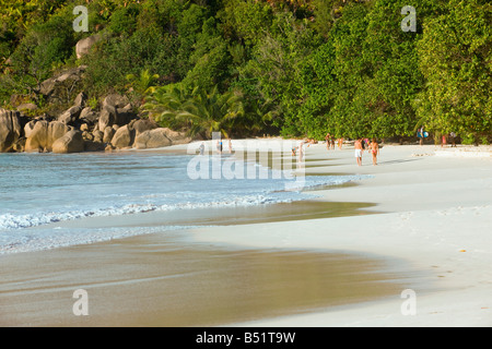 Anse Lazio auf Praslin Insel Seychellen Stockfoto
