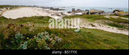 Weitläufigen Küste im Finistere in der Bretagne in Frankreich Stockfoto