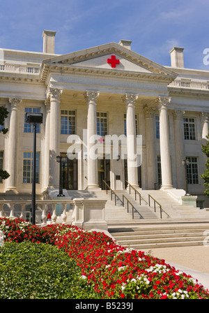WASHINGTON DC USA der historische Hauptsitz der amerikanischen nationalen Rotkreuz- Stockfoto