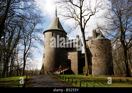 Castell Coch Tongwynlais Cardiff South Glamorgan Südwales Stockfoto