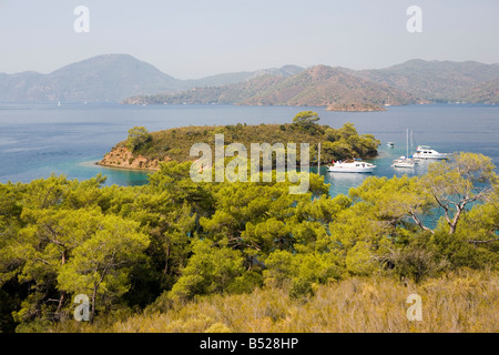 12 Inseln Boot Entschuldigung von Dalyan Türkei Stockfoto