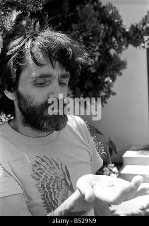 Charles Manson August 1980 der Mann, der Sharon Tate ermordet Stockfoto