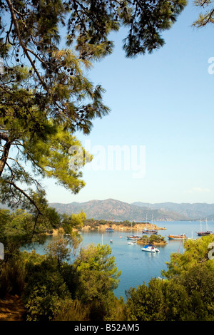 12 Inseln Boot Entschuldigung von Dalyan Türkei Stockfoto