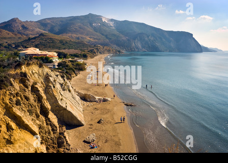 Strand von Kalamaki, Zakynthos, Ionische Inseln Griechenland. Stockfoto