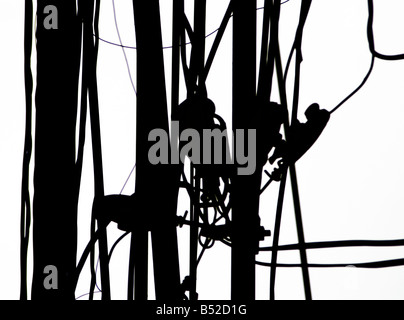 abstrakte Kabel Stockfoto