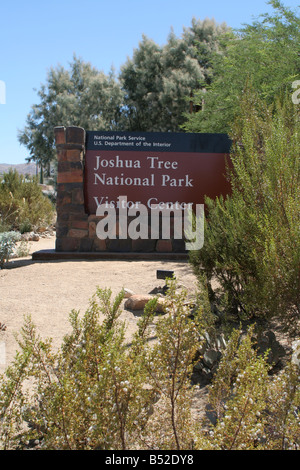 Besucherzentrum, Joshua Tree Nationalpark, Kalifornien, Vereinigte Staaten von Amerika. Der Park ist von der Abteilung für die Interi geführt. Stockfoto