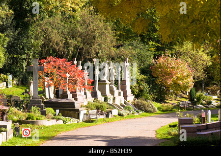 Highgate Friedhof Highgate N6 London Vereinigtes Königreich Stockfoto