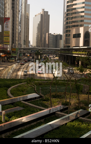 Connaught Road, Central, Hong Kong Stockfoto