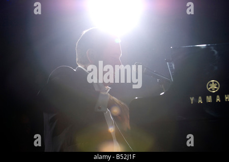 Jools Holland führt Brecon Jazz Festival 2008 Stockfoto