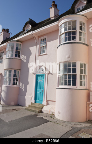 Historische Häuser aus dem frühen 19. Jahrhundert und früher Lyme Regis Dorset Stockfoto