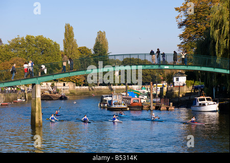 Themse Twickenham TW10 London Vereinigtes Königreich Stockfoto