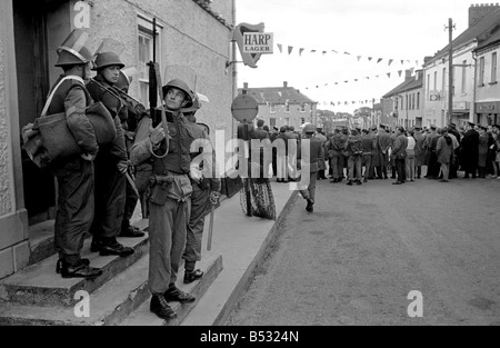 Orange Day-Parade in Pomeroy Co. Tyrone. Nordirland. Juli 1970 70-6810-002 Stockfoto