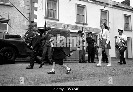 Orange Day-Parade in Pomeroy Co. Tyrone. Nordirland. Juli 1970 70-6810-003 Stockfoto