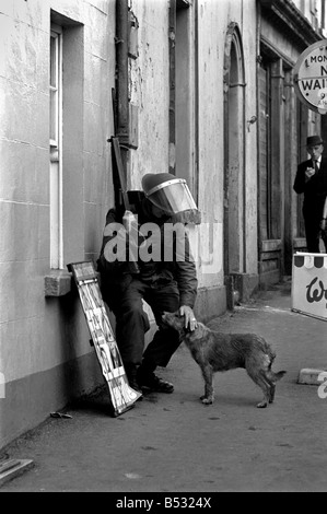 Orange Day-Parade in Pomeroy Co. Tyrone. Nordirland. Juli 1970 70-6810-004 Stockfoto