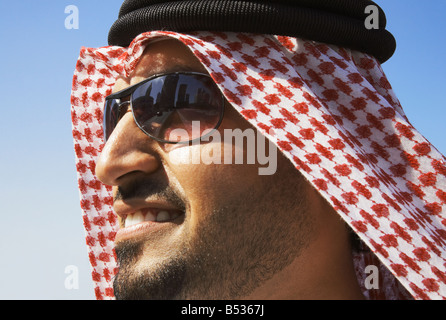 Nahaufnahme eines arabischen Mann Stockfoto