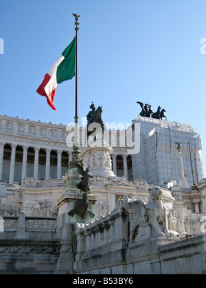 Victor Emmanuel Denkmal in Rom Mittelitalien von Piazza Venezia Stockfoto