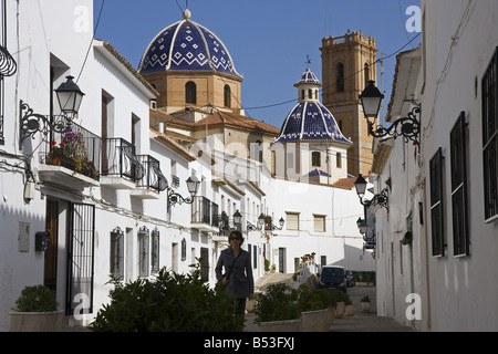 Rue de Altea-Alicante-Spanien Stockfoto
