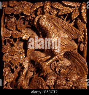 Indonesische Handwerk balinesischen Panel ausführlich Kepelan Holz