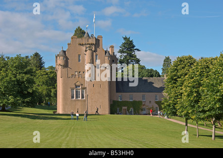 Crathes Castle und Gärten Banchory-Aberdeenshire-Schottland August 2008 Stockfoto