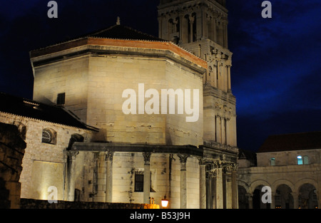 Kathedrale von St. Domnius Sv Duje früher Roman Mausoleum in den Diokletian Palast Split Kroatien Stockfoto