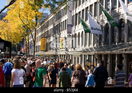 Faneuil Hall Marketplace und Quincy Market Boston, Massachusetts Stockfoto