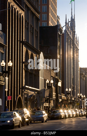 Boston, Massachusetts Boylston Street Stockfoto