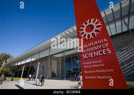 California Academy of Sciences Golden Gate Park San Francisco Kalifornien, USA Stockfoto