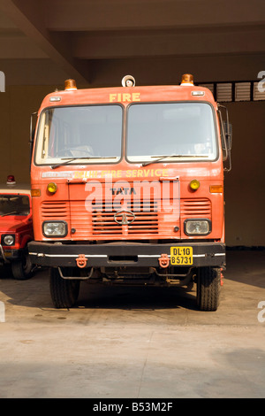 Ein Indian Fire Engine, Neu-Delhi, Indien Stockfoto