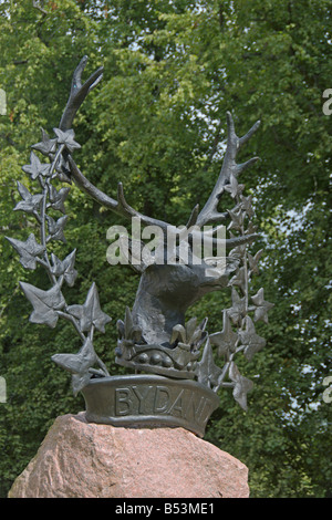 Gordon Highlanders Memorial Museum Huntly Castle Eingang Aberdeenshire Highland Region Schottland Stockfoto