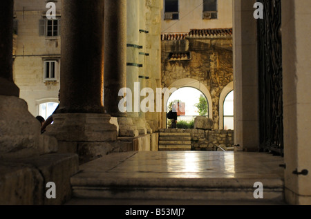 Kathedrale von St. Domnius Sv Duje früher Roman Mausoleum in den Diokletian Palast Split Kroatien Stockfoto