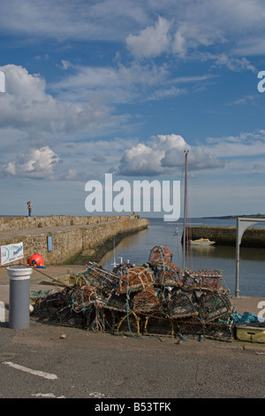 St Andrews alten Hafen Pier Gatter Fife Schottland August 2008 Stockfoto