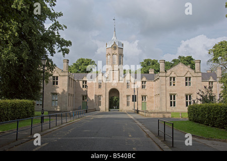 Gordon Highlanders Memorialmuseum Schlosseingang Huntly Aberdeenshire Highland Region Schottland August 2008 Stockfoto