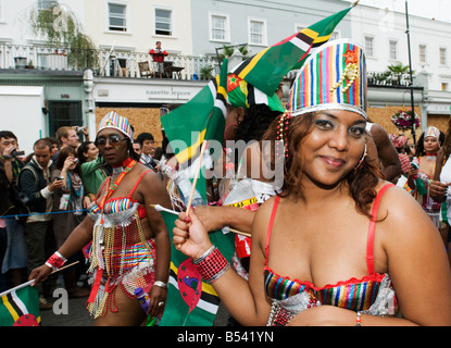 Vereinigtes Königreich, ENGLAND, 25. August 2008. Der letzte Tag der Notting Hill Carnival im Westen von London. Stockfoto