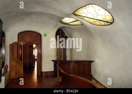 Casa Batllo von Antoni Gaudi Teil der Illa De La Discòrdia [43 Passeig de Gràcia, Eixample, Barcelona, Katalonien, Spanien, Europa]... Stockfoto