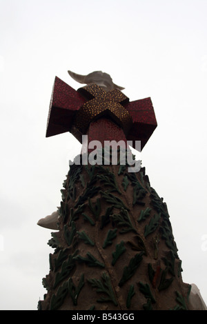 Sagrada Familia - Turm (The Temple Expiatori De La Sagrada Família) [Barcelona, Katalonien, Spanien, Europa].                    . Stockfoto