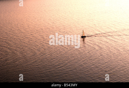 Segelboot Split Kroatien Stockfoto