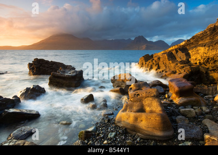 Die Cullins von Elgol Isle Of Skye Schottland Großbritannien GB EU Europa Stockfoto