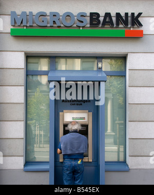 Migros Bank, Migrosbank, bank, private Banking, Schweiz, Schweizer, Europa, europäische, Geld. Stockfoto